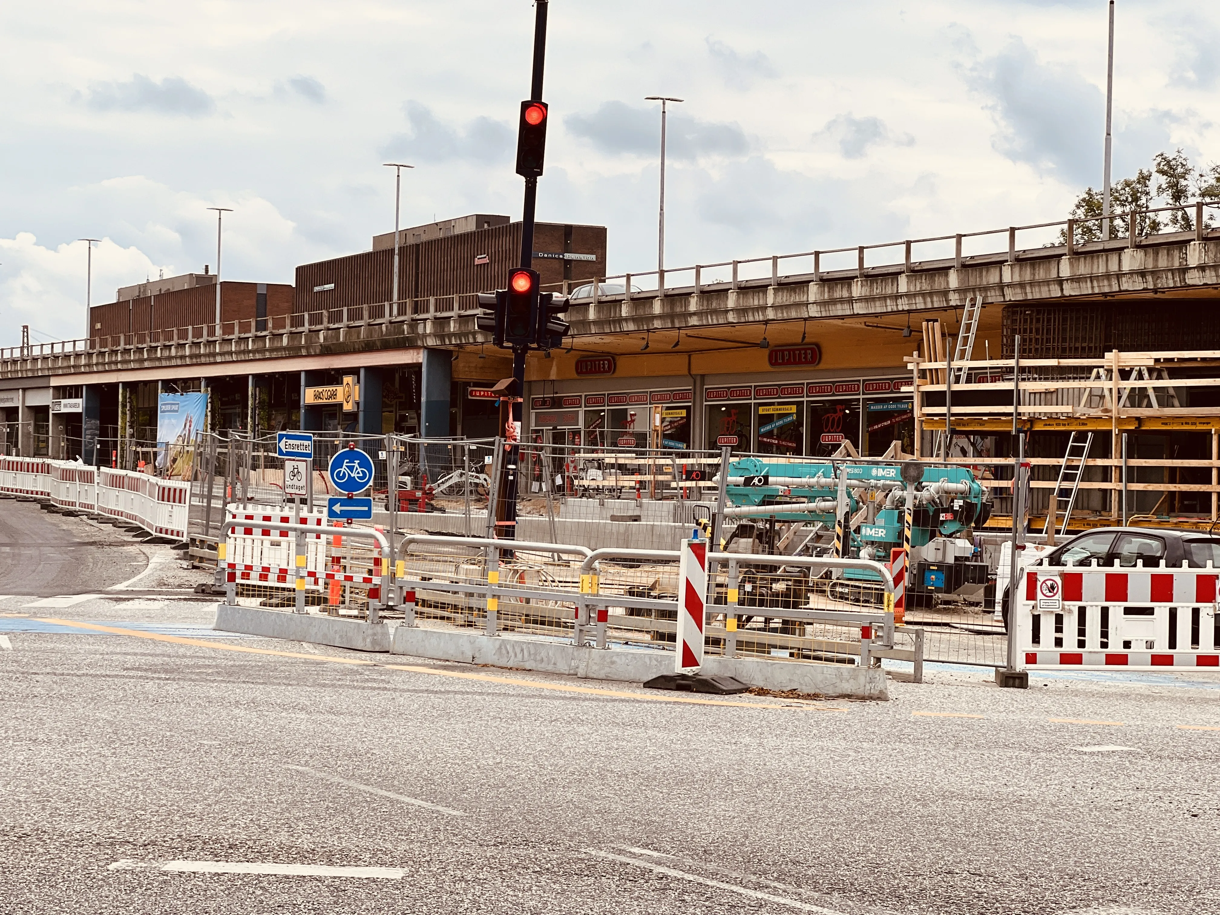 Turen gik forbi Letbaneprojektet ved Lyngby Station.